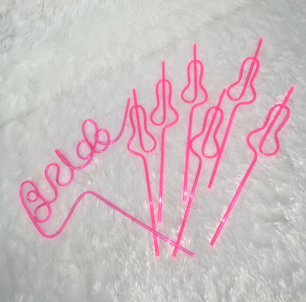 Bride & Bachelorette Party Straws – Fun Party Favors