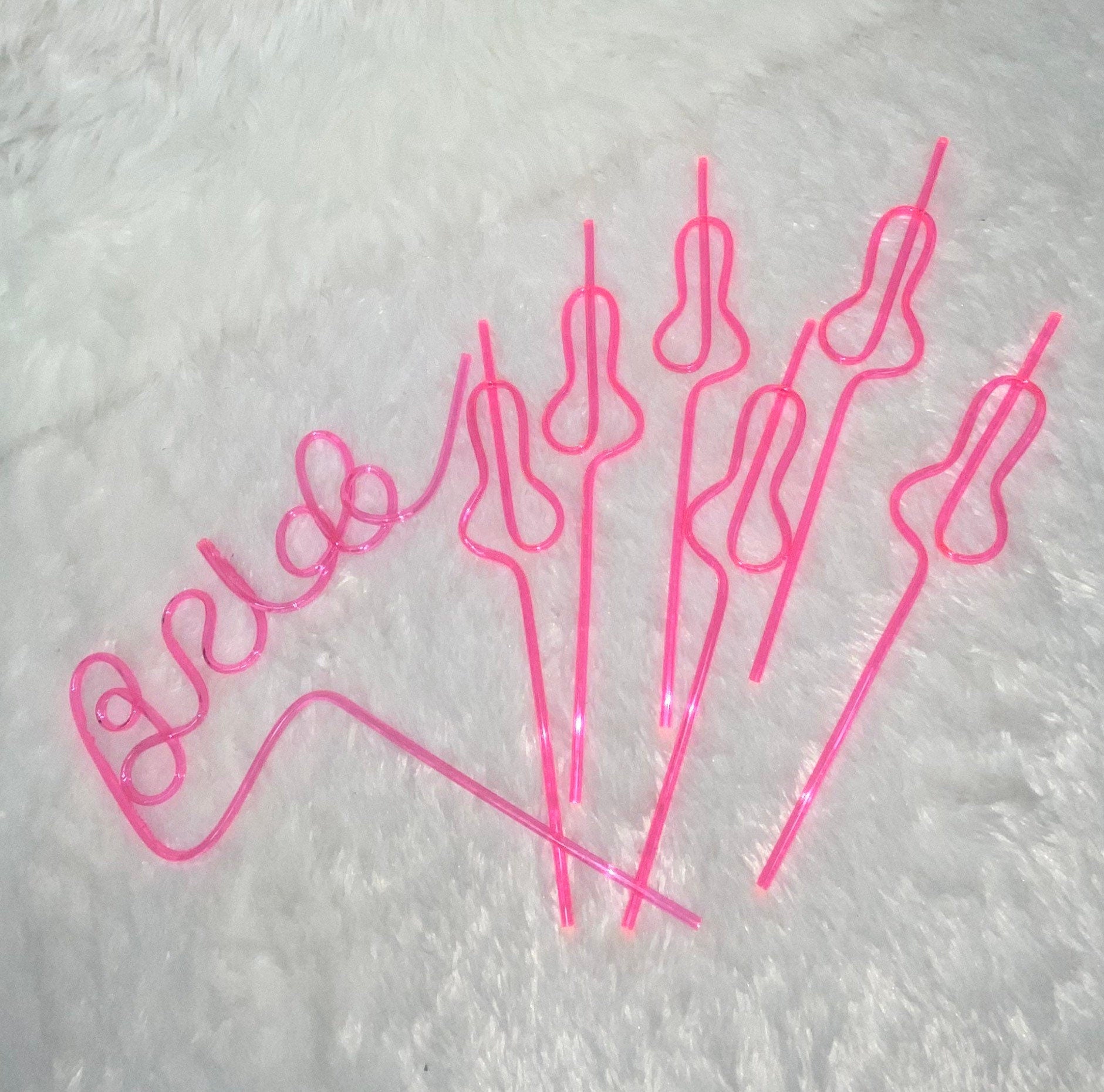 Bride & Bachelorette Party Straws – Fun Party Favors