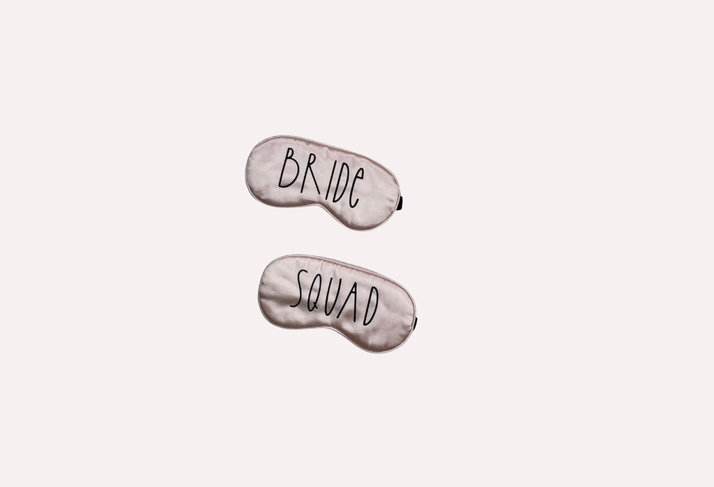 Bride Squad sleep masks