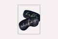 Couples’ Sleep Masks – “Wifey & Hubby” Set