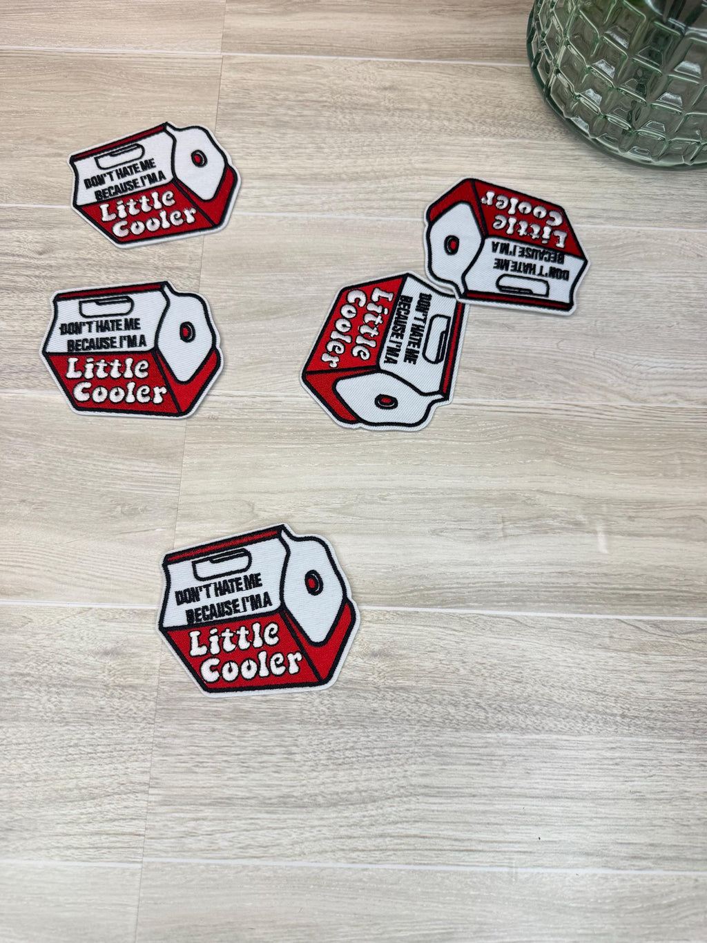 Don’t Hate Me Because I’m a Little Cooler Iron-On Patch | 8cm Embroidered Patch, iron on, cooler, iron on patch