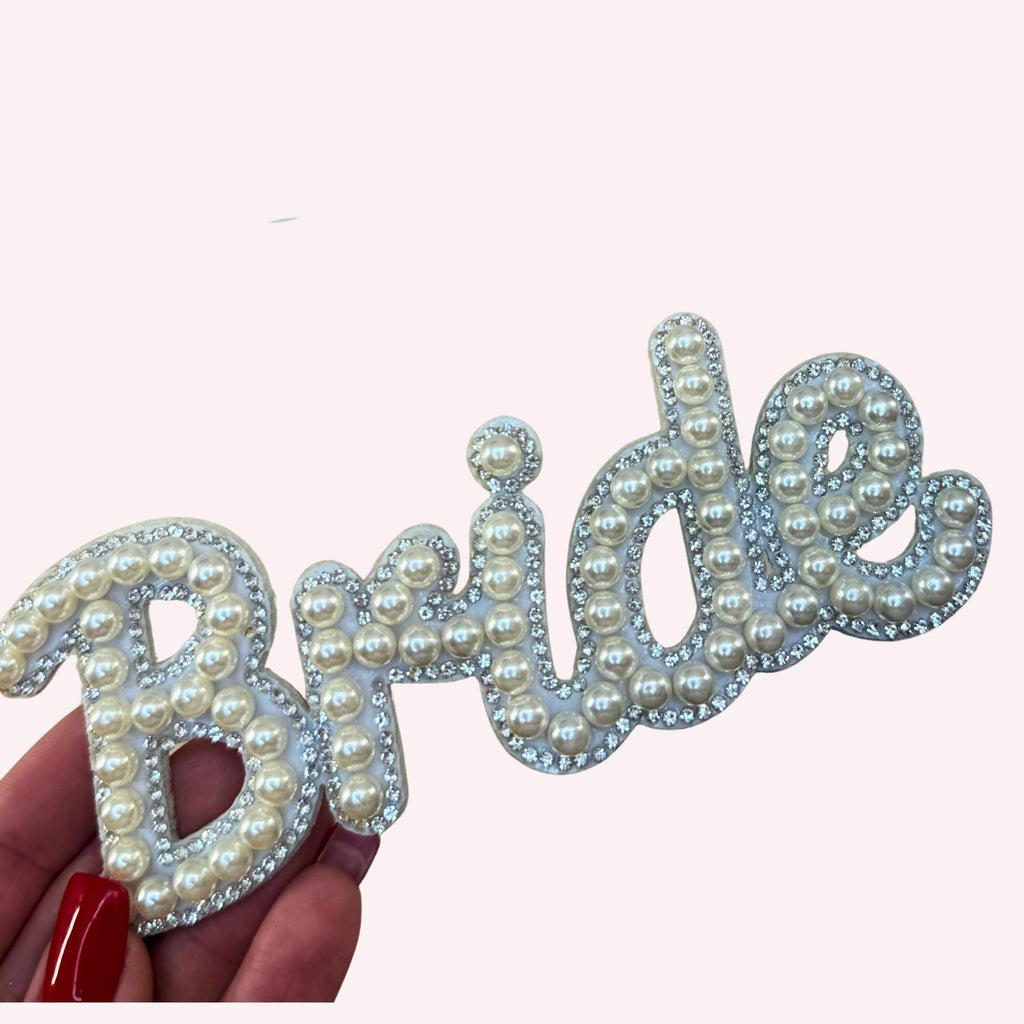 Embroidered Bride Iron On Patch Bundle | DIY Bachelorette Jacket Appliqués
