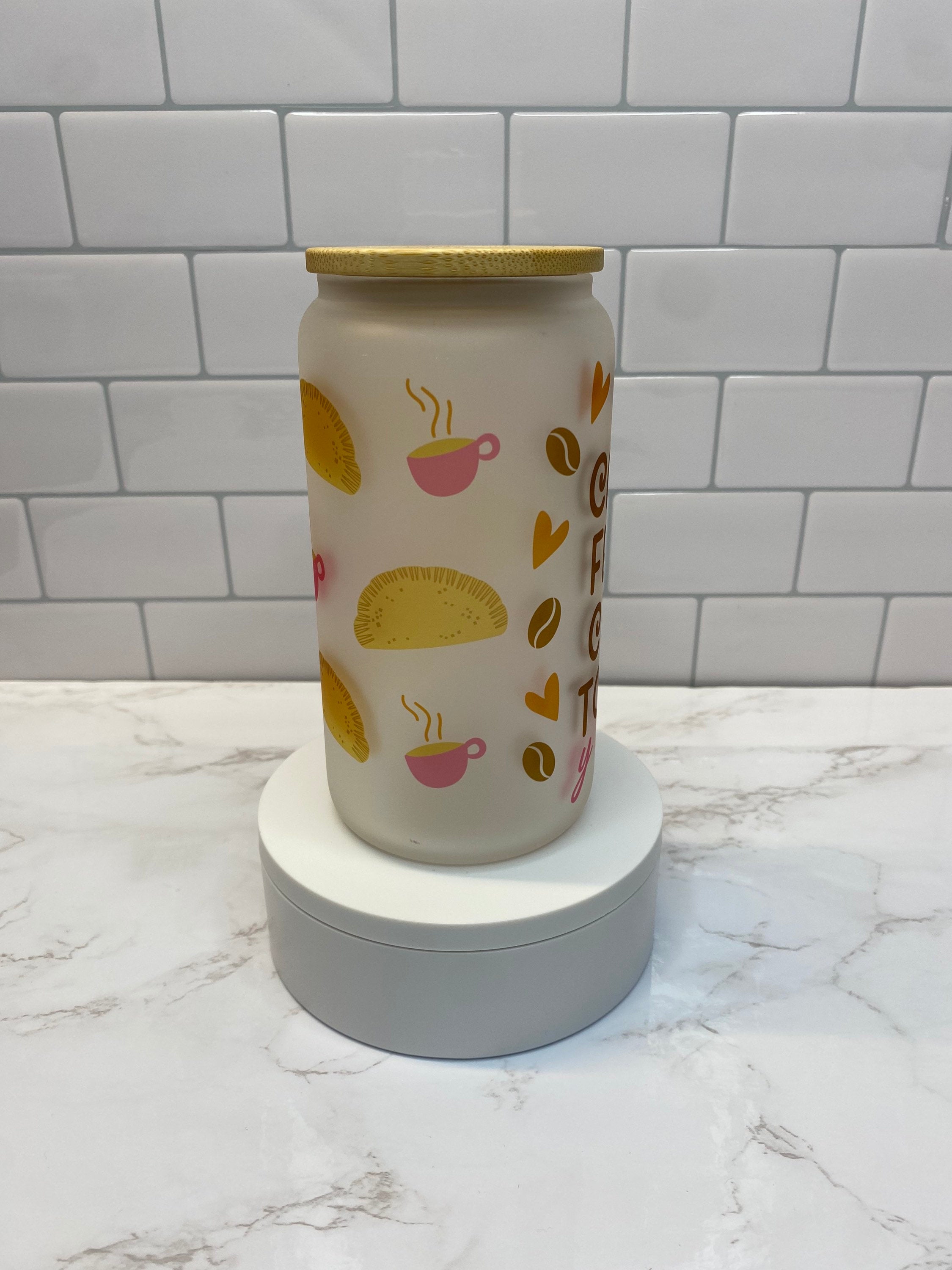 Cafecito y Chisme - Frosted Beer Can Glasses Caribbean Style