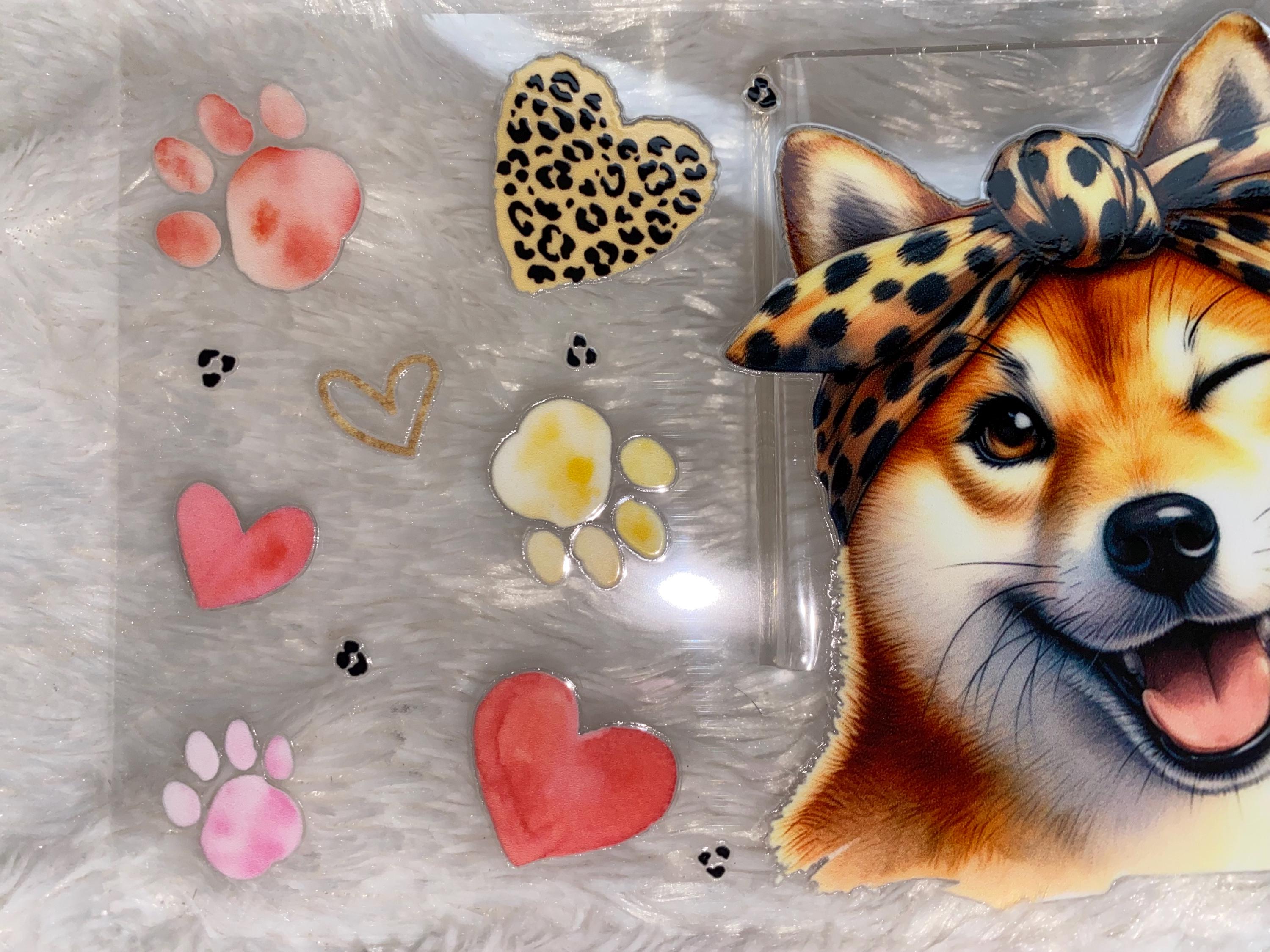 Corgi Cup Wrap: UV DTF 16oz Tumbler Decal