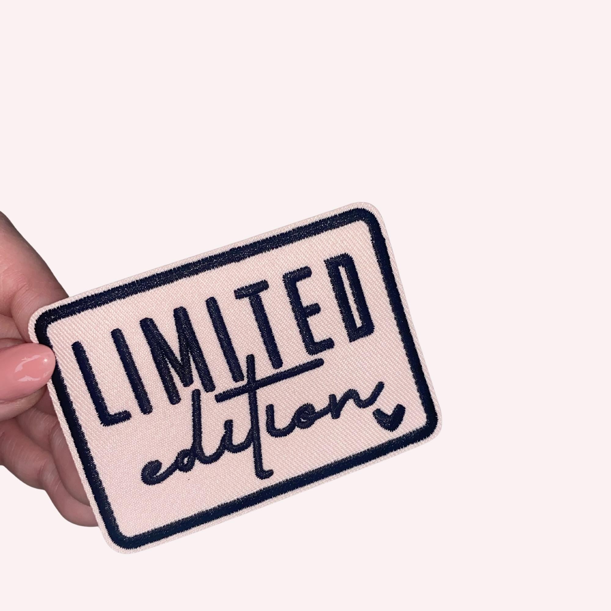 Limited Edition Embroidered Iron On Patch - 3 Inch