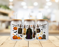 Hocus Pocus Witchy Halloween UV DTF Wrap – 16oz Glass Can Spooky Witch Transfer (Wrap Only)