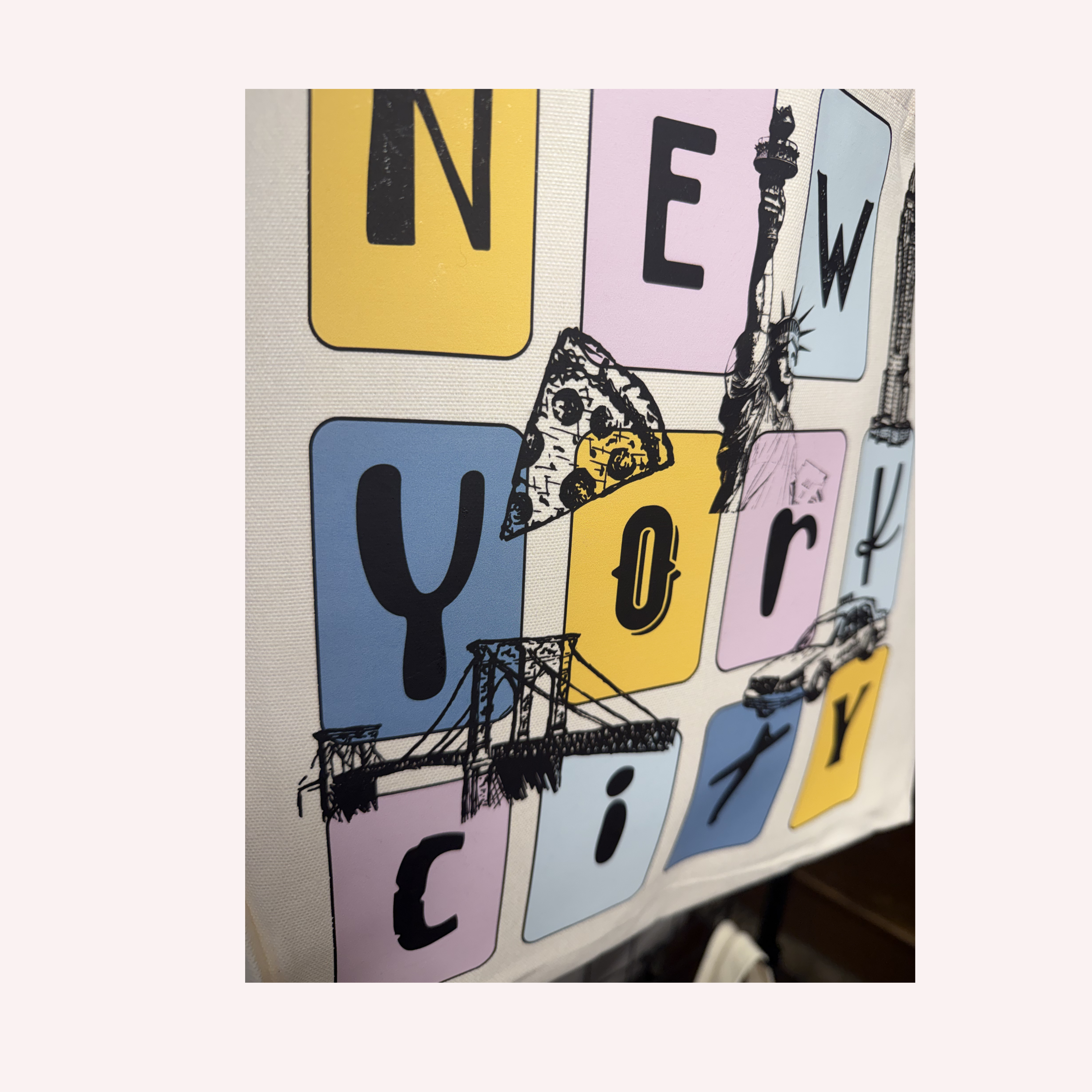 New York City Canvas Tote Bag