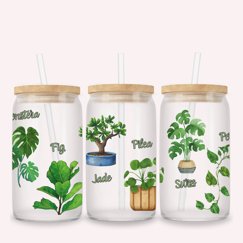 Custom Plant Lover UVDTF Wrap – Botanical Name Wrap for Cups