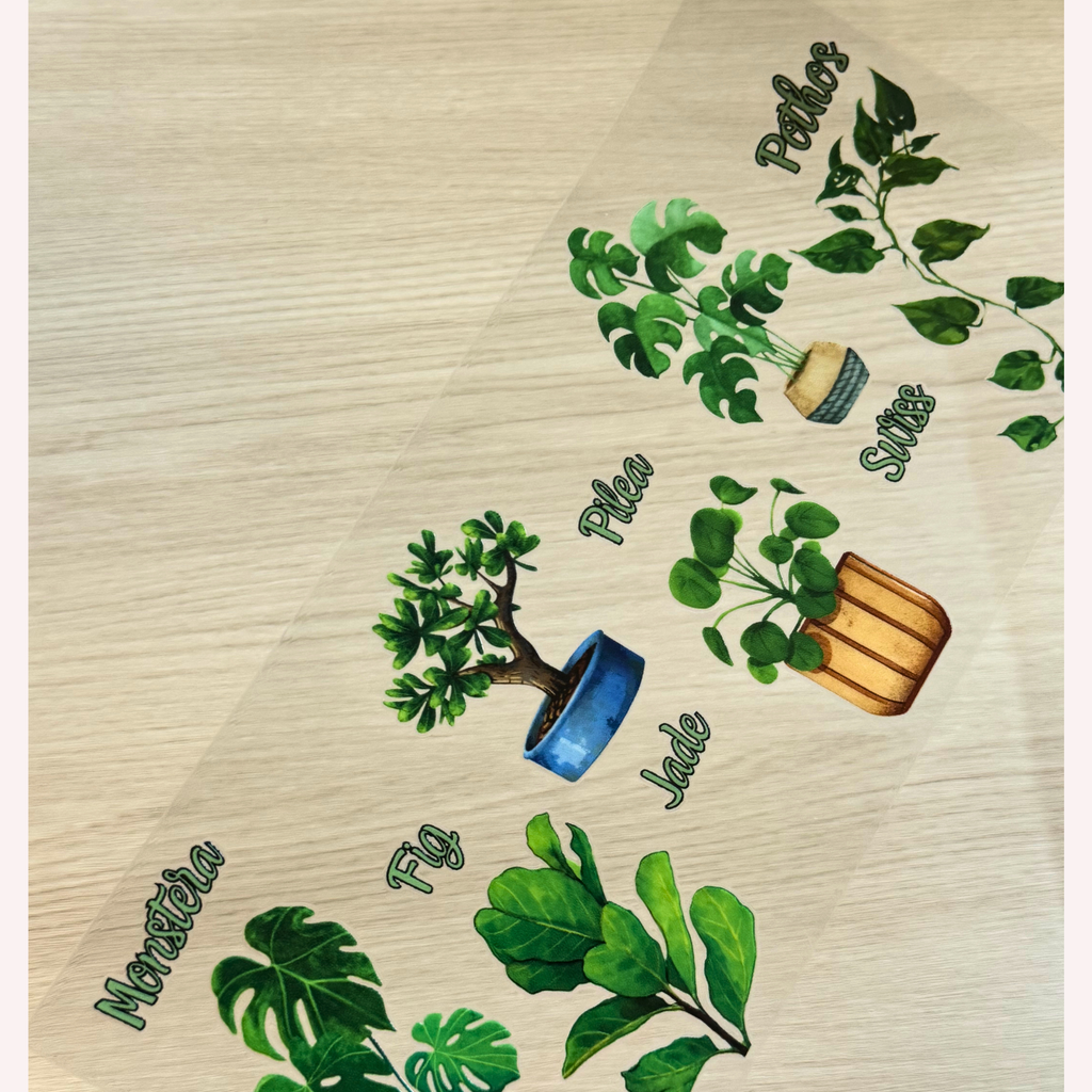 Custom Plant Lover UVDTF Wrap – Botanical Name Wrap for Cups