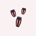 Puerto Rican Flag Conga Drum Embroidered Patch | Island Rhythm Iron-On Patch | Puerto Rico Music Culture Applique | 3 Inch Cultural Pride Patch