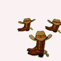 Cowboy Boots Iron On Patch | Western Boot & Hat Patch | Cute Country Patch | Cowgirl Accessory | Western Iron On Patch