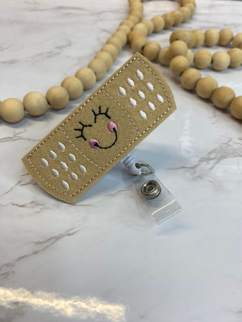 Cute Nurse Badge Reel – Retractable ID Holder, Nurse Accessories