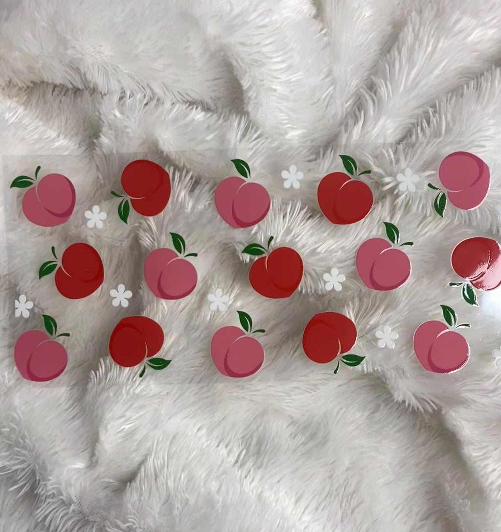Peaches UV DTF 16oz wrap