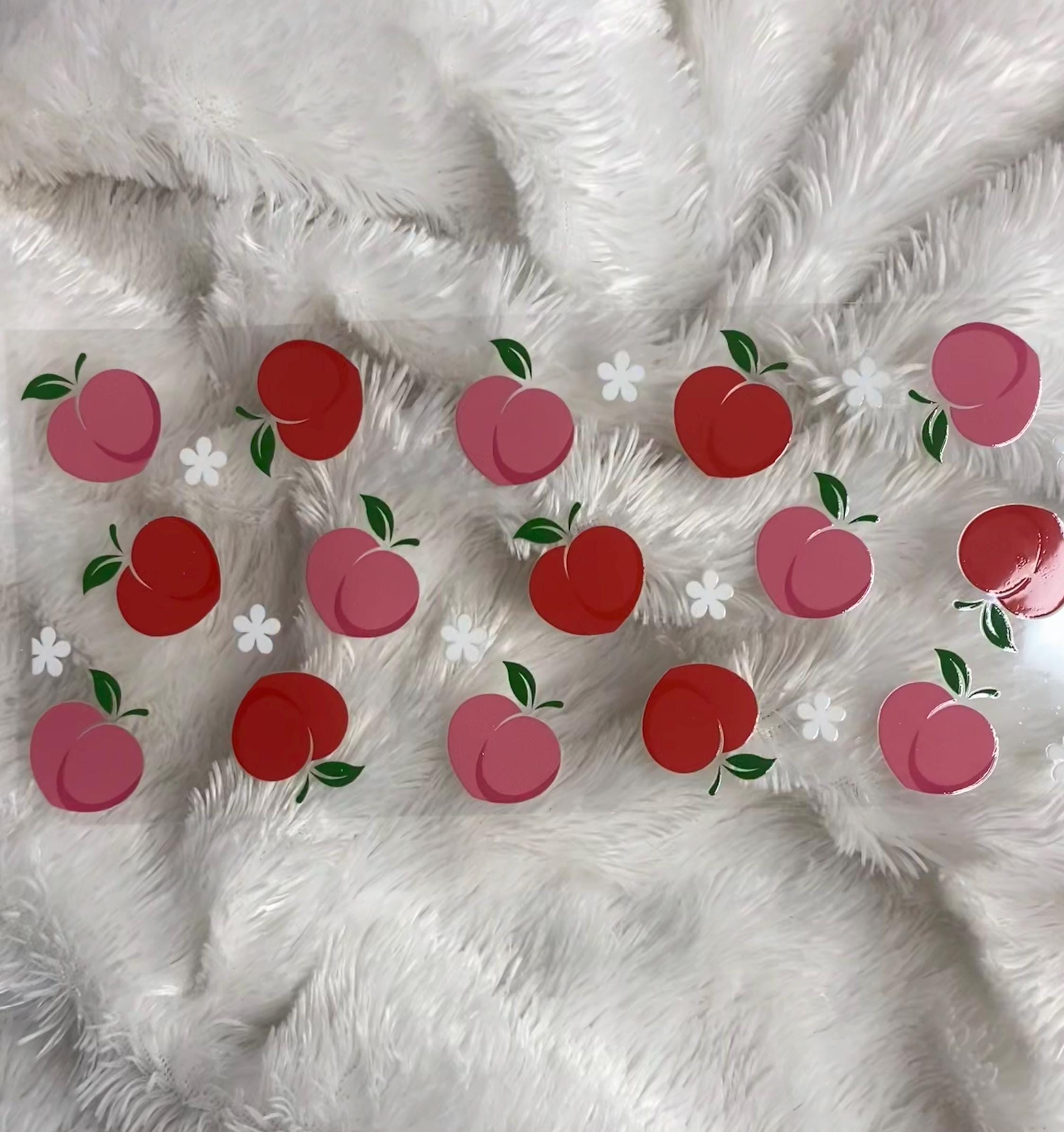 Peaches UV DTF 16oz wrap