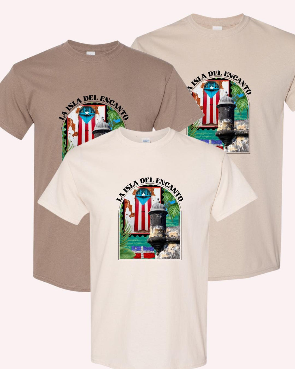 La Isla Del Encanto T-Shirt, Boricua Power T-Shirt