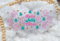 Gingerbread Man UV DTF Wrap: Holly Jolly Christmas 16oz Tumbler