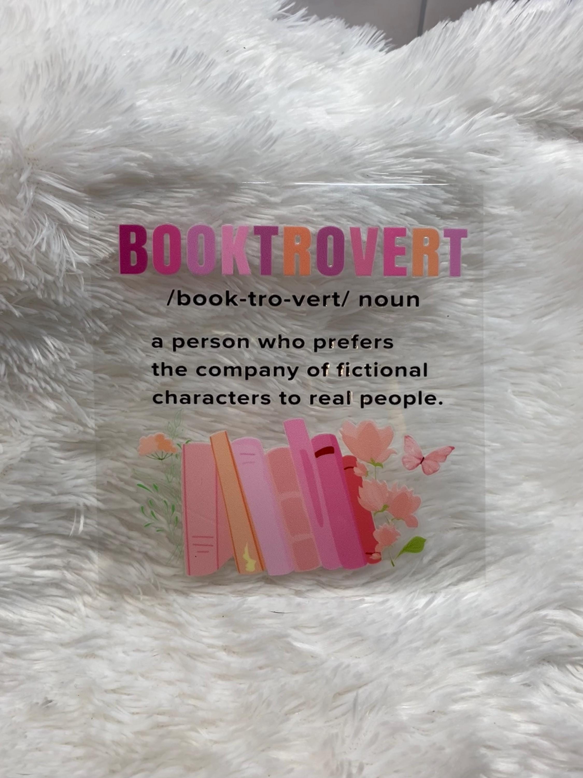 Booktrovert UV DTF 16oz Wrap, Book Lover Gift