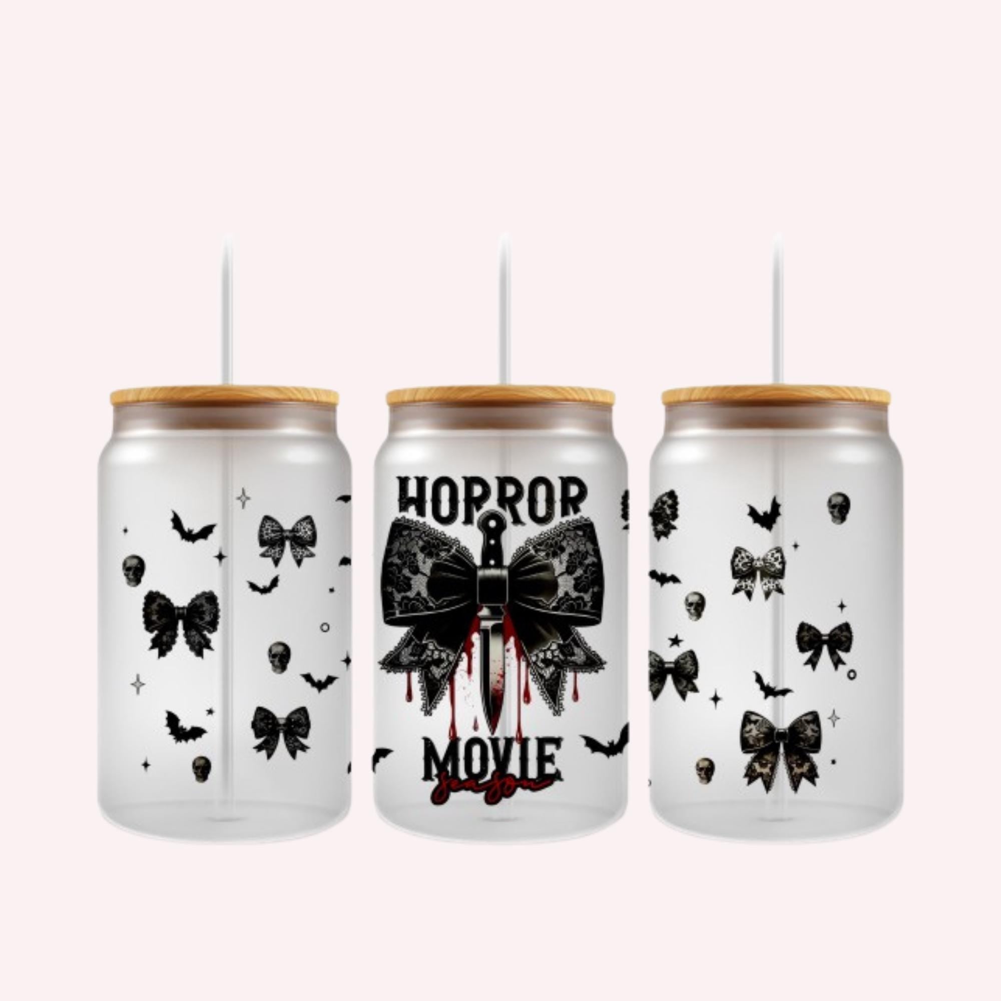 Horror Movie cup wrap UVDTF 16oz cup wrap HORROR