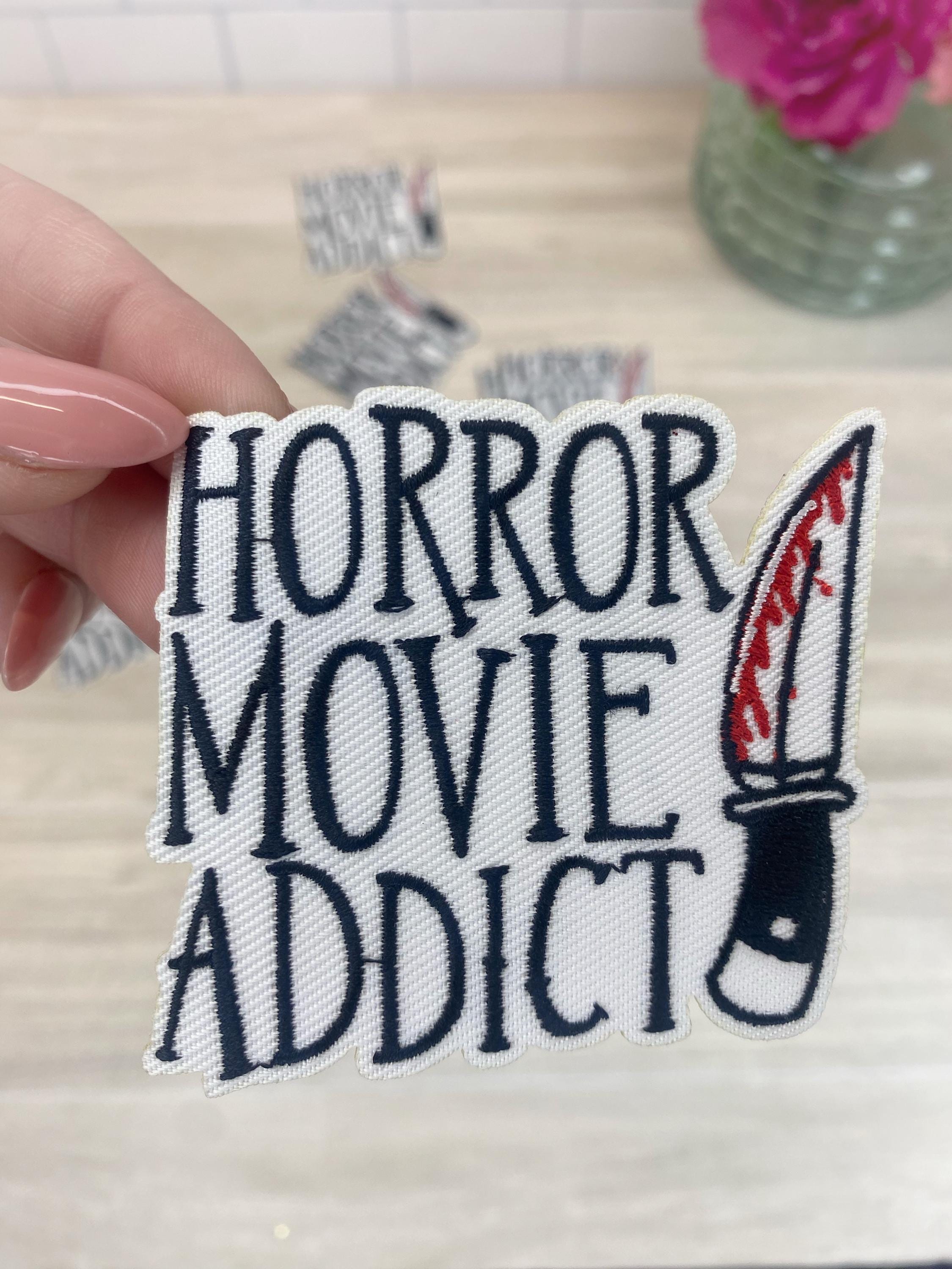 Horror Movie & True Crime Embroidered Iron-On Patch Set