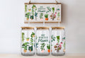 Easily distracted by plants - 16 ounce beer can glass