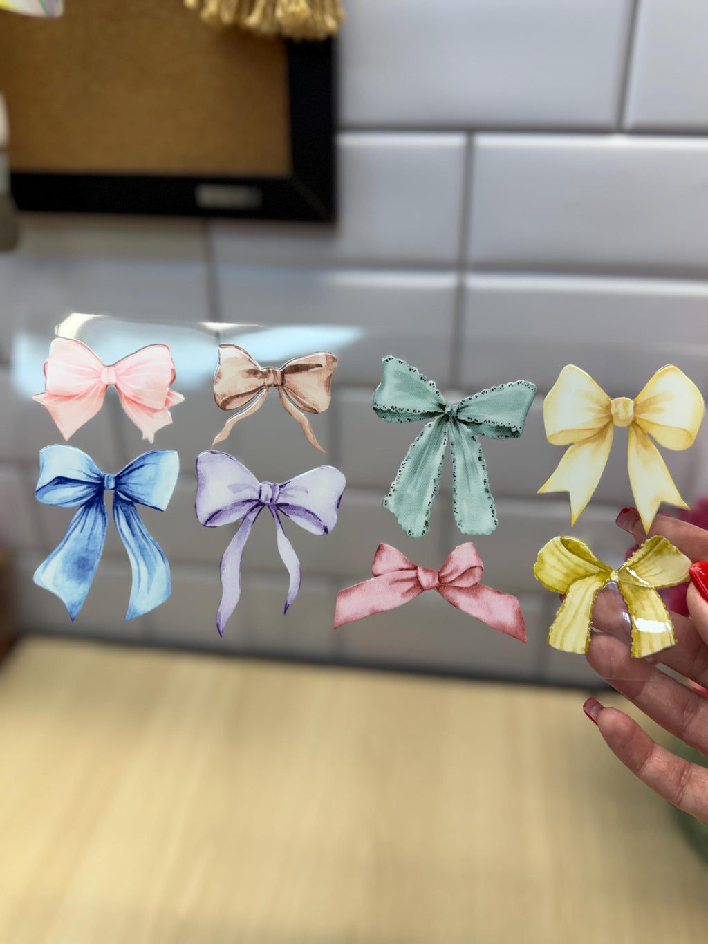 Pastel Bows UVDTF Cup Wrap – Soft, Sweet & Charming