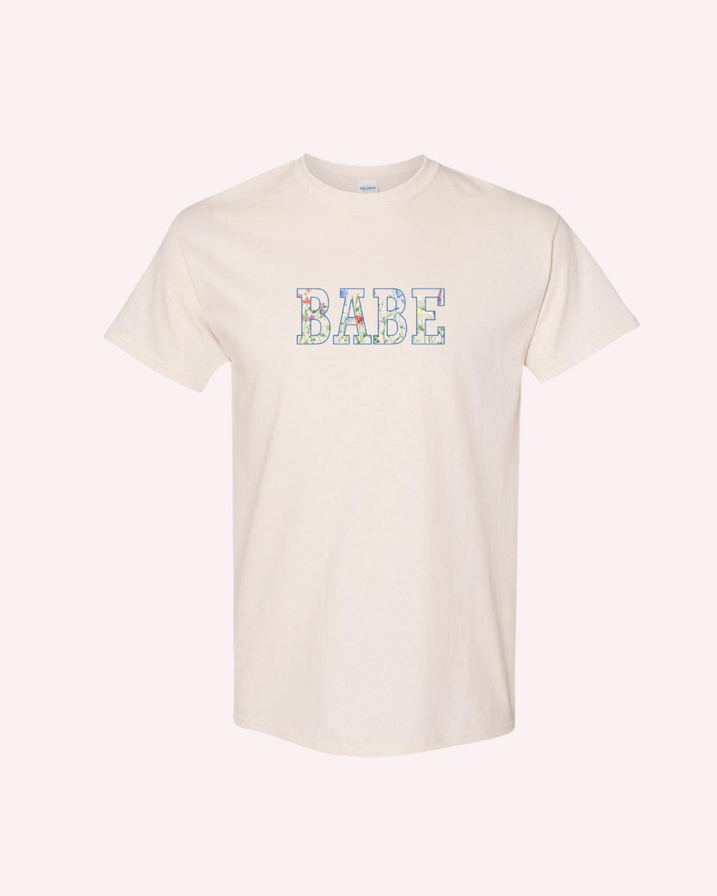 Floral Bride & Babe T-Shirts: Bachelorette Party Matching Tees