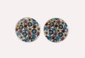 Fall Floral Skeleton Coasters: Spooky Halloween Decor, Set of 4