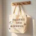 Travel the World Canvas Tote Bag: Adventure Gift