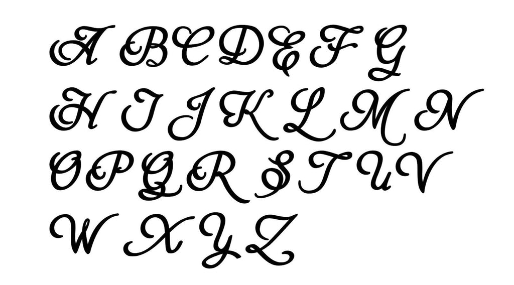 Monogram wedding cake topper