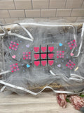 Valentine's Hearts Tic-Tac-Toe UV DTF 16oz Cup Wrap