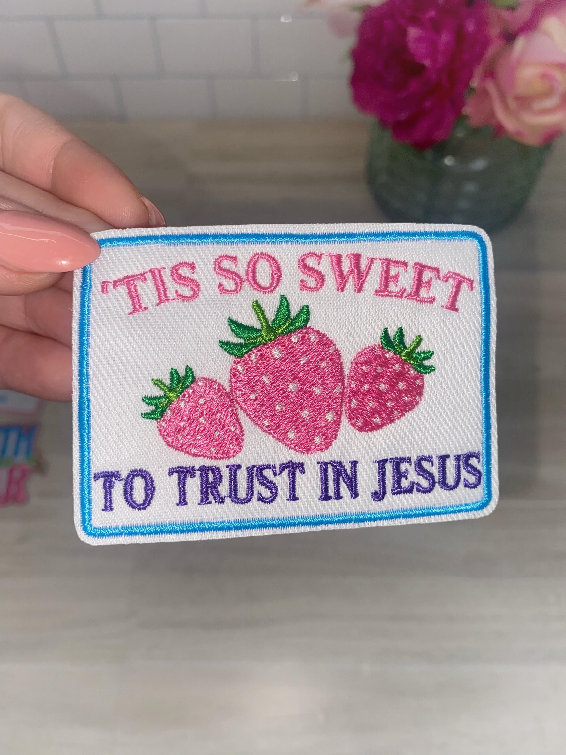 Faith Over Fear Embroidered Patch Set: Christian Iron-On Appliques (Set of 6)