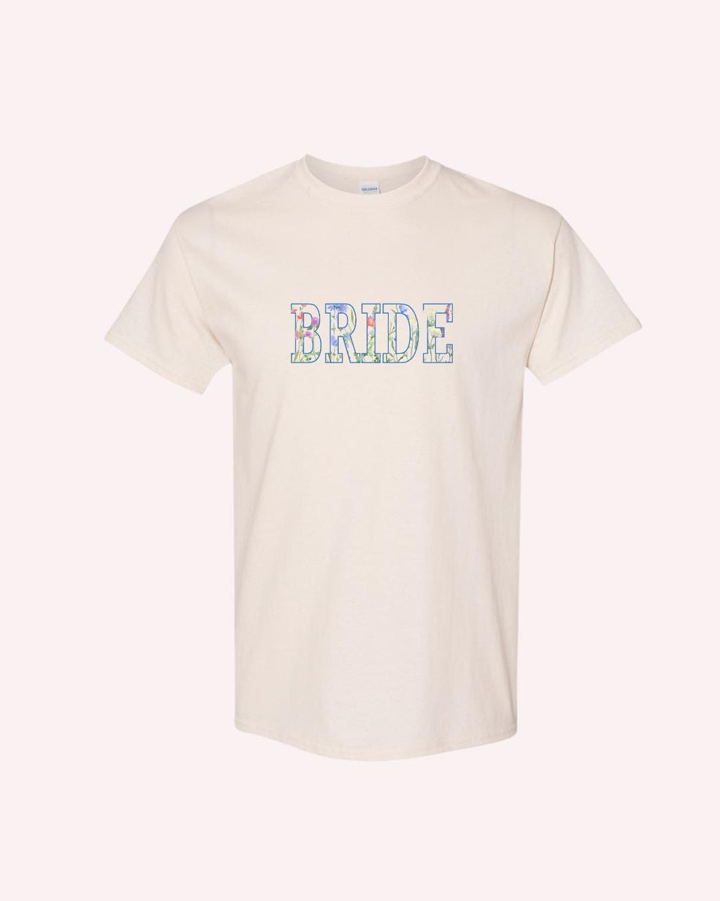 Floral Bride & Babe T-Shirts: Bachelorette Party Matching Tees