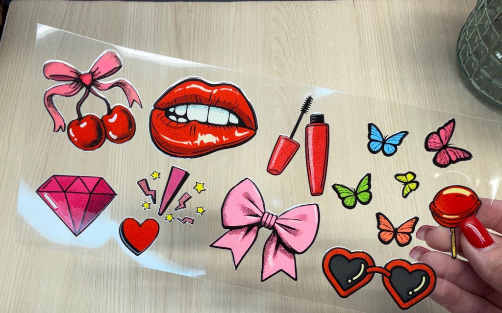 Pop-Up Retro Art UVDTF Cup Wrap – Unique, Nostalgic & Only in My Shop