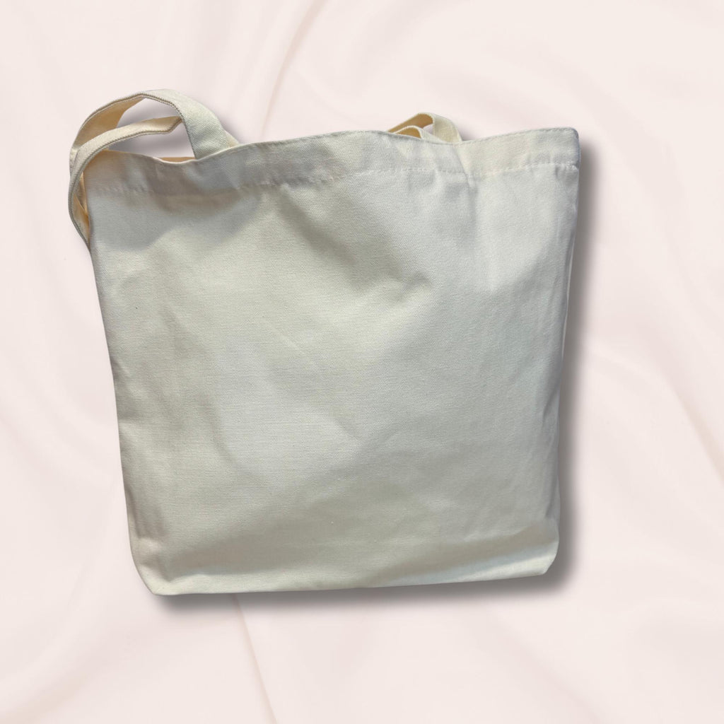 Farm Fresh Christmas Trees Tote Bag: Natural Canvas Holiday Tote