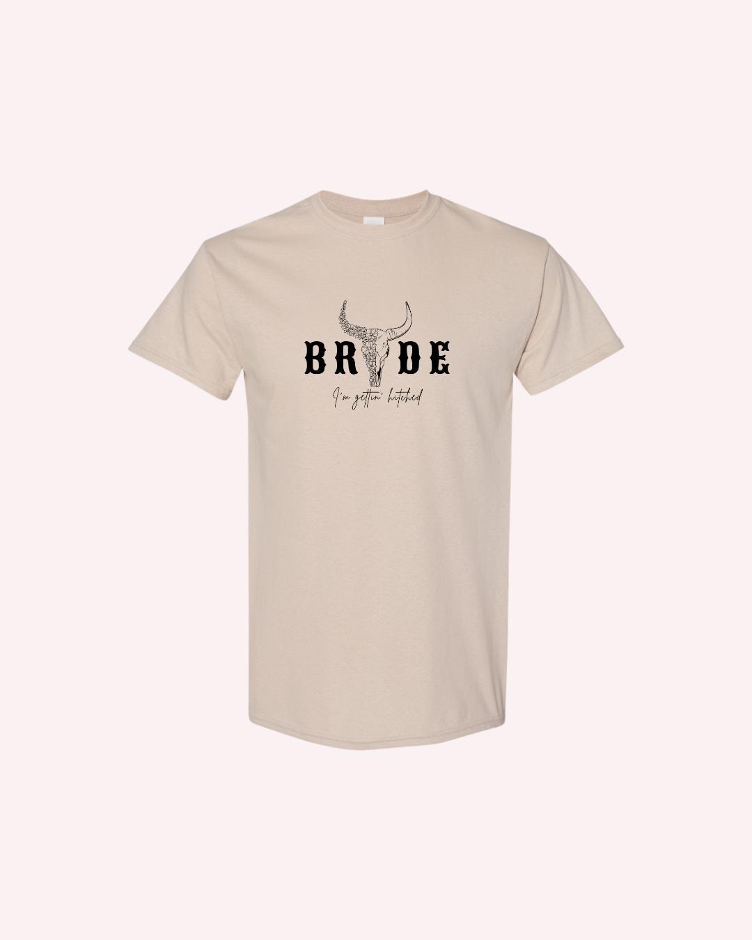 Western Bachelorette Party T-Shirt: Bride Tribe Cowboy Tee