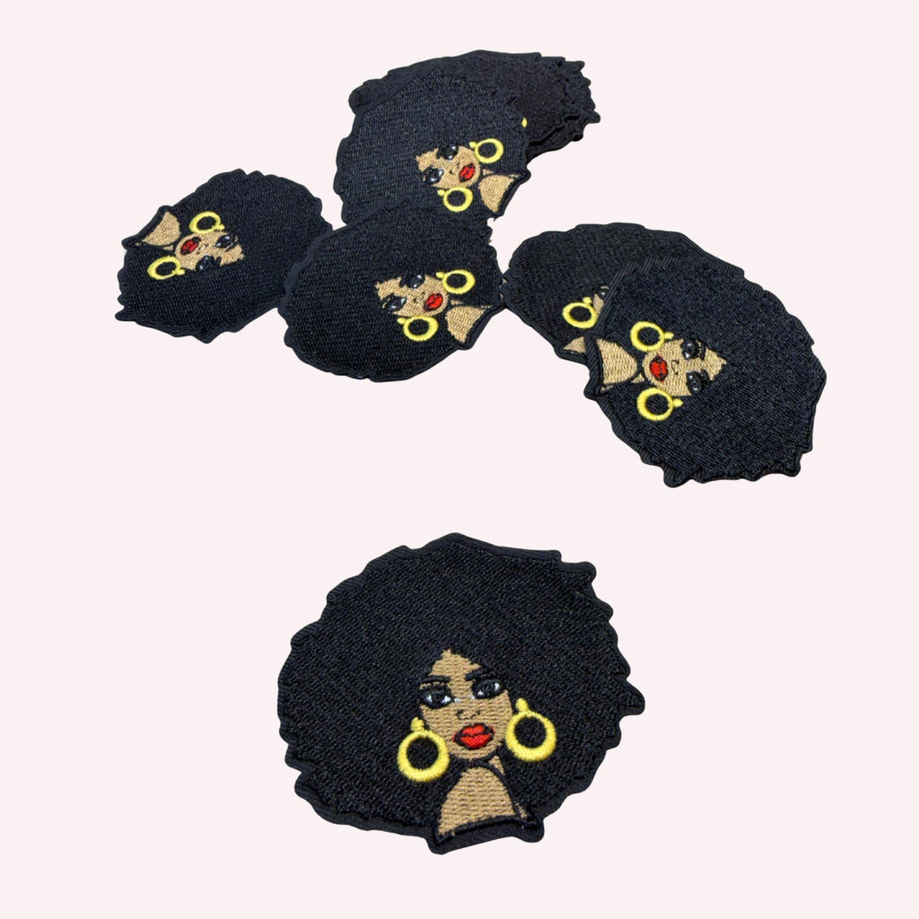 Black Girl Magic – Embroidered Iron-On Patch | Natural Hair Beauty | Melanin Pride | Statement Fashion Patch