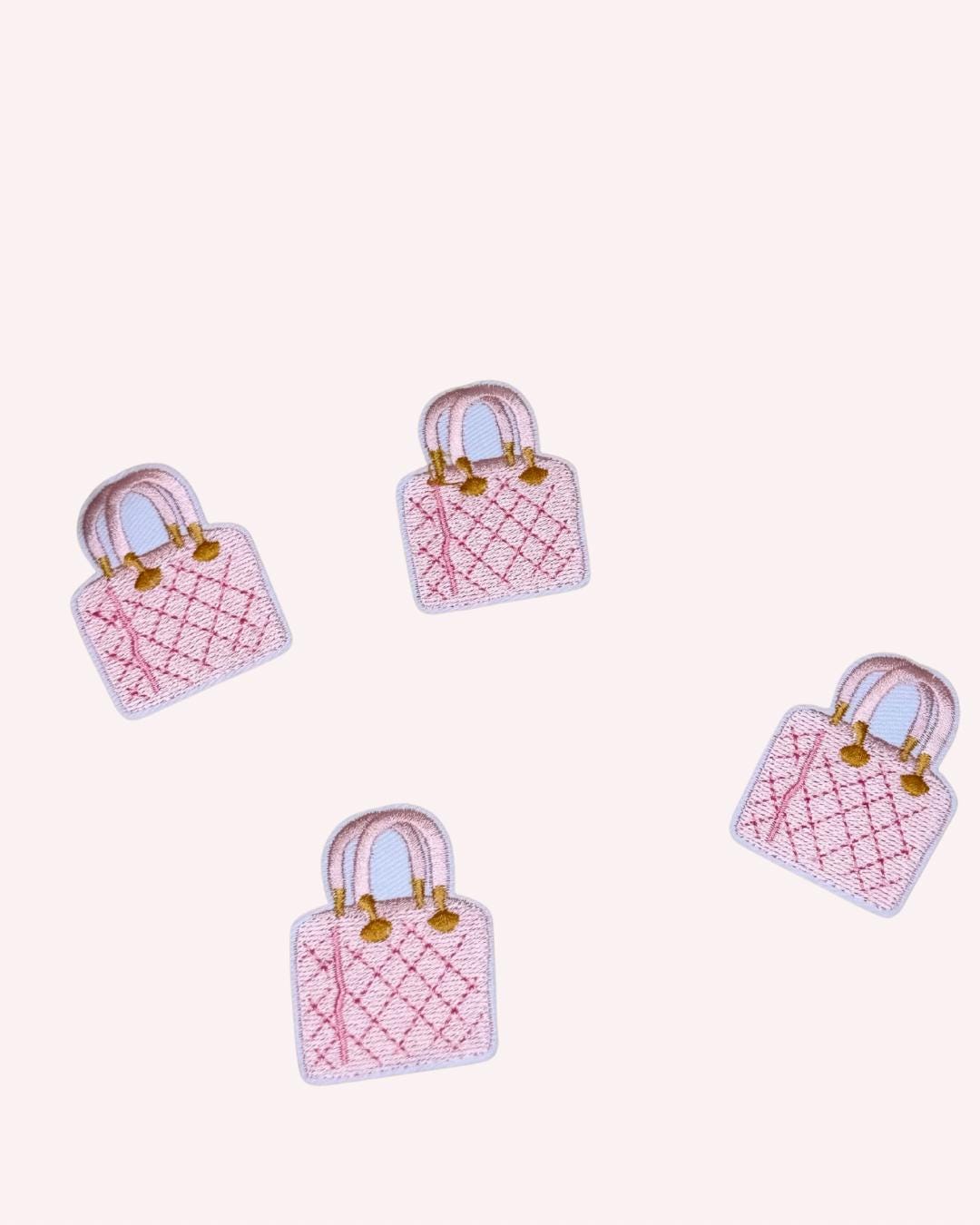 Pink Purse Iron-On Patch – 2-Inch Girly Accessory Embellishment