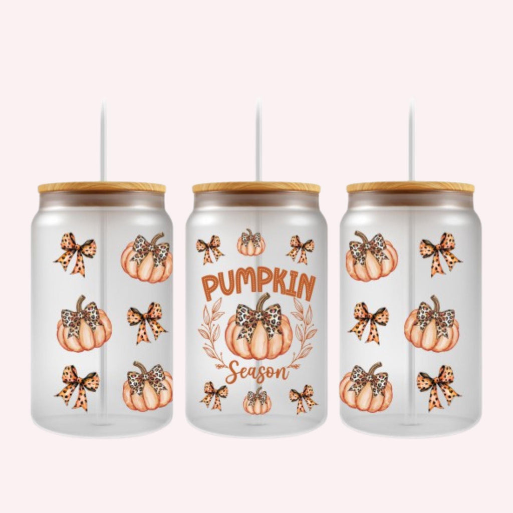 Pumpkin Season UVDTF 16oz cup wrap