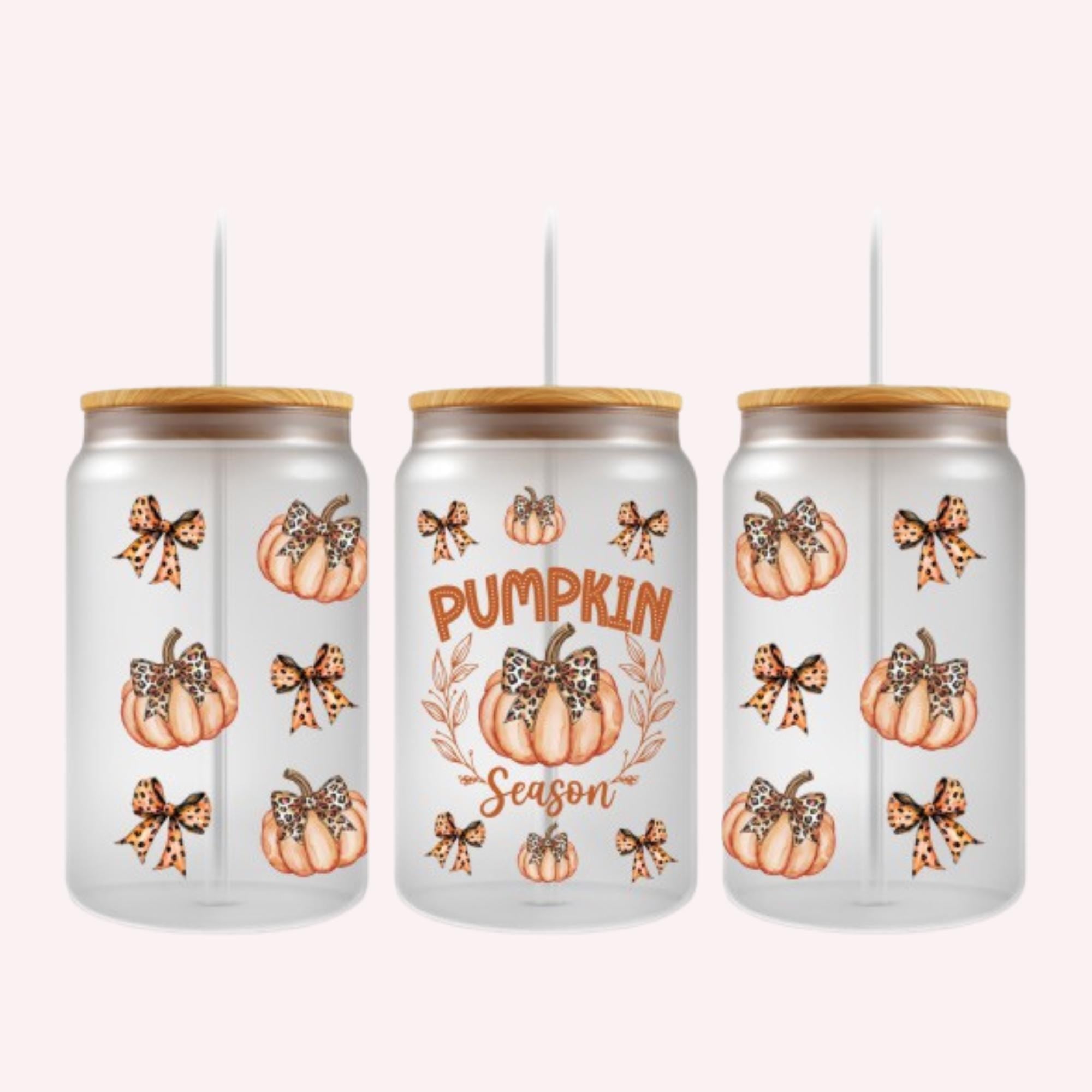 Pumpkin Season UVDTF 16oz cup wrap