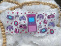 Girl Gamer 16oz Tumbler Wrap. Pink & Purple UV DTF Design