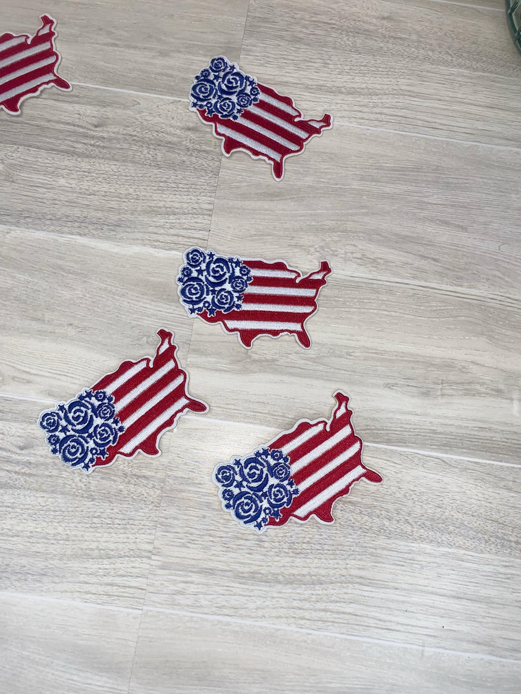 American Flag Embroidered Iron On Patch – Patriotic USA Limited Edition, patriotic, America