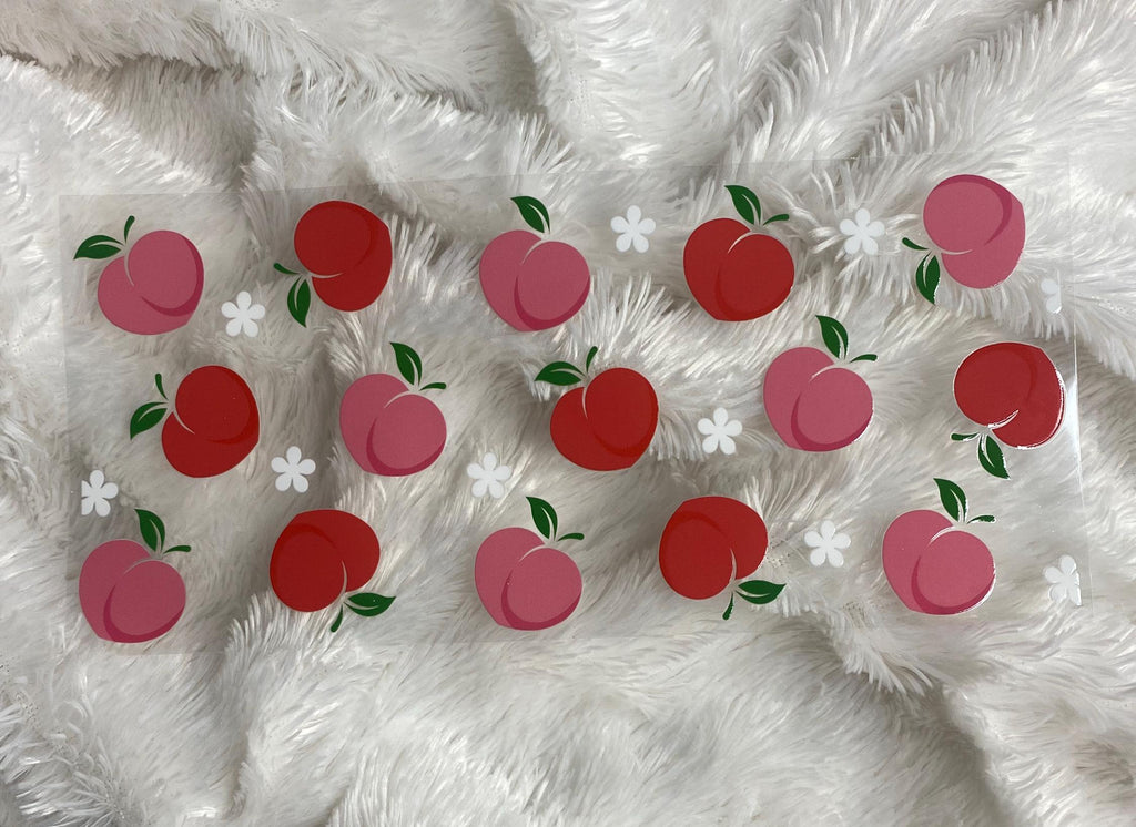 Peaches UV DTF 16oz wrap