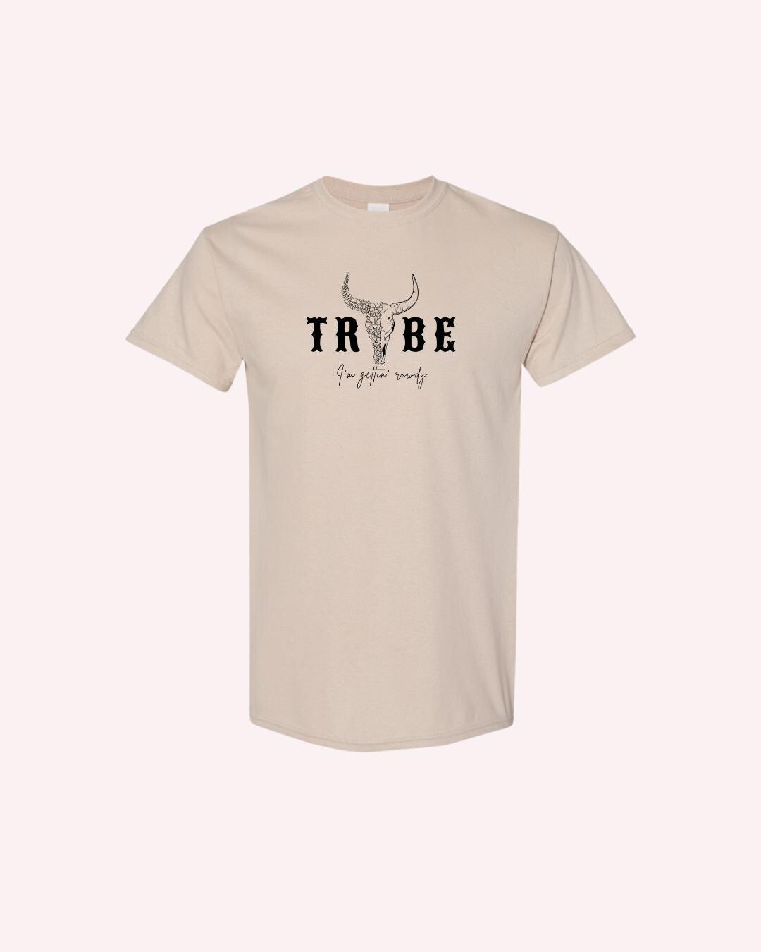 Western Bachelorette Party T-Shirt: Bride Tribe Cowboy Tee