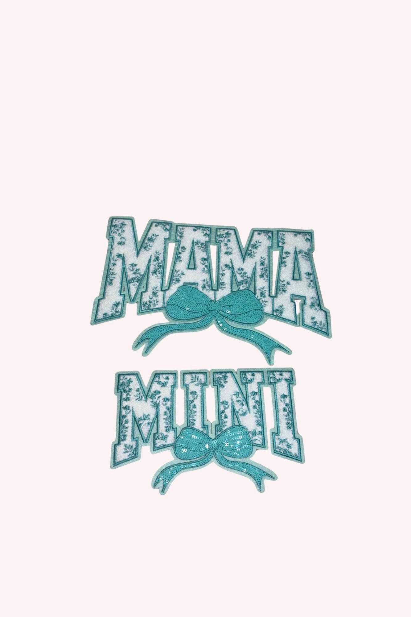 Mama & Mini chenille Patch Set