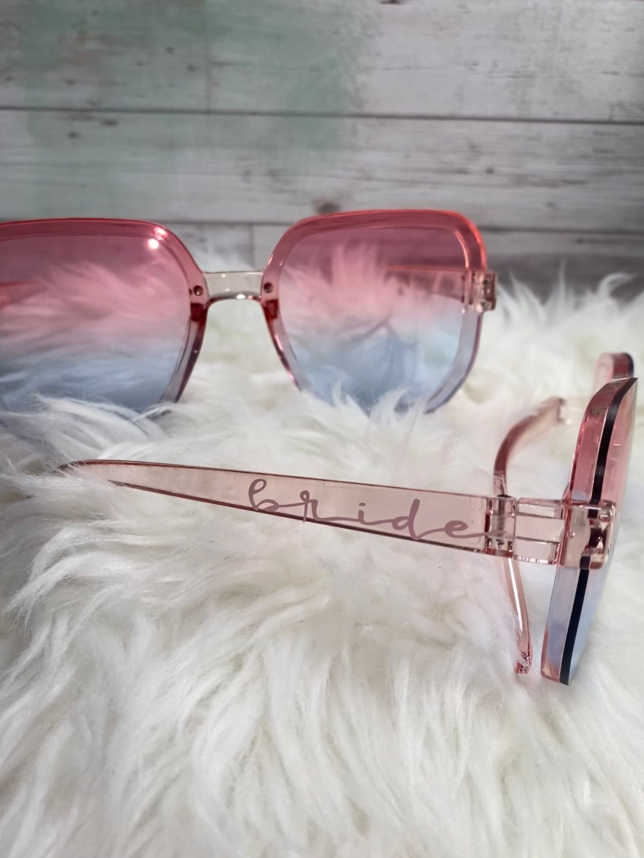Oversized Bride Sunglasses: Bachelorette Party Favors
