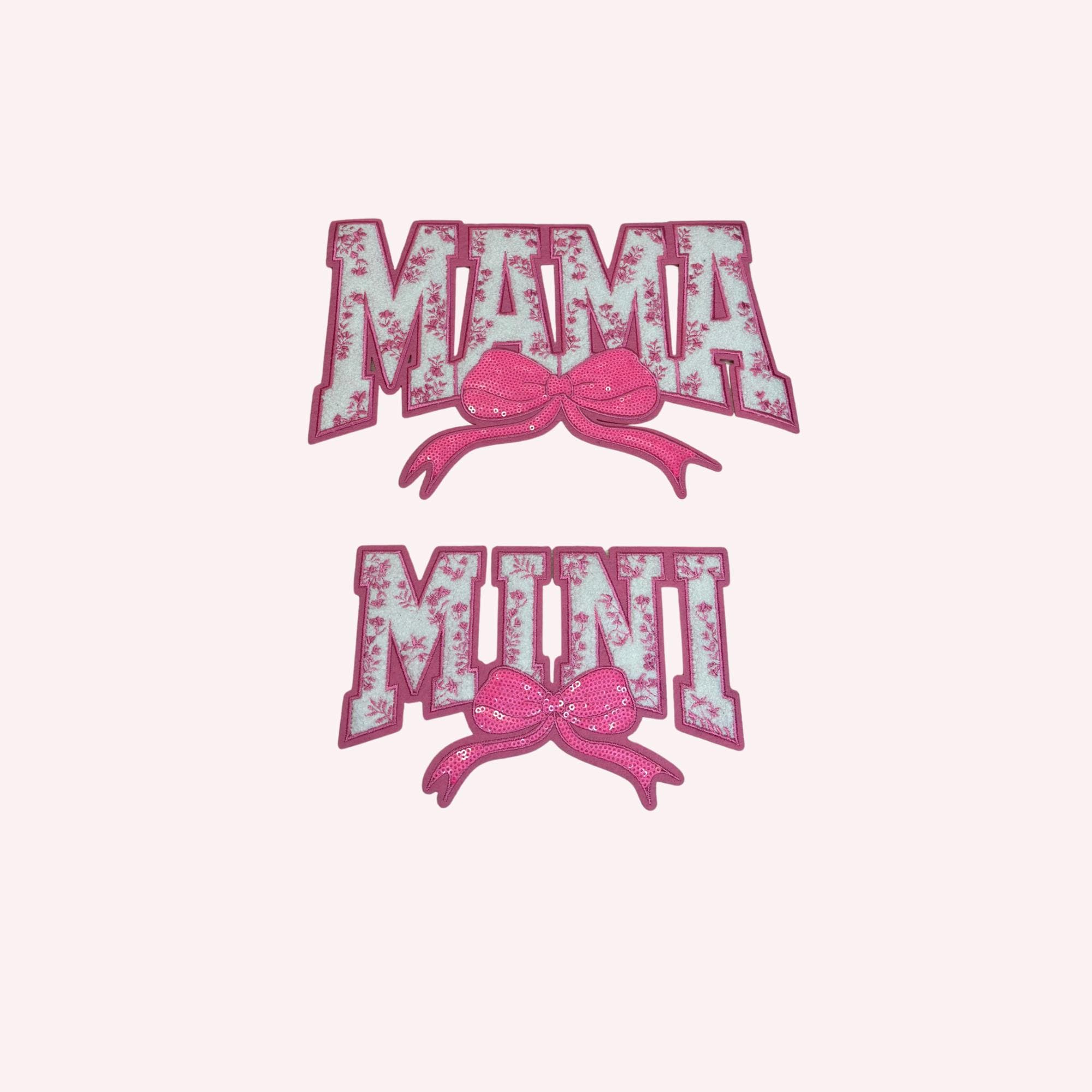 Mama & Mini chenille Patch Set