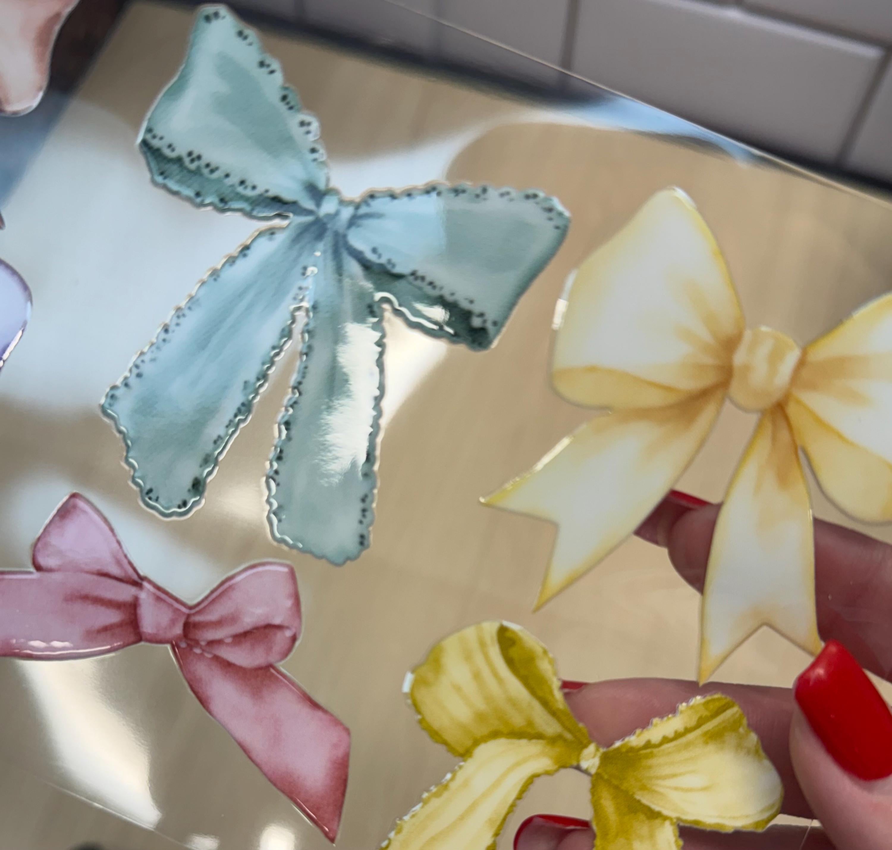 Pastel Bows UVDTF Cup Wrap – Soft, Sweet & Charming