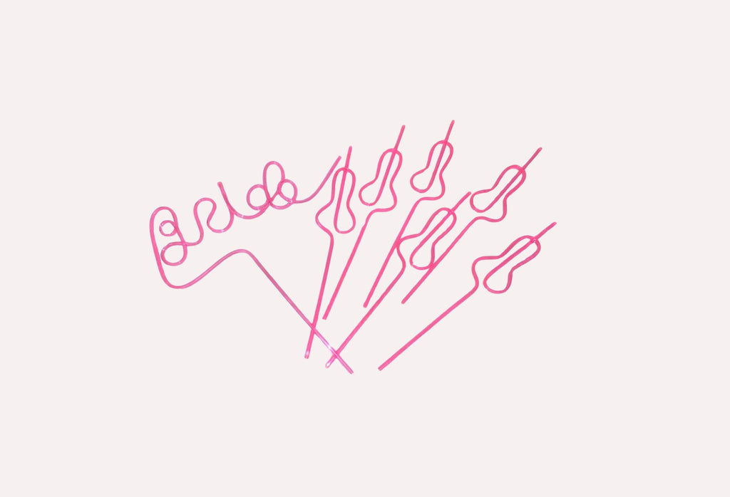 Bride & Bachelorette Party Straws – Fun Party Favors