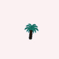 Small Palm Tree – Cute Miniature Tropical Decor, iron-on embroidered patch