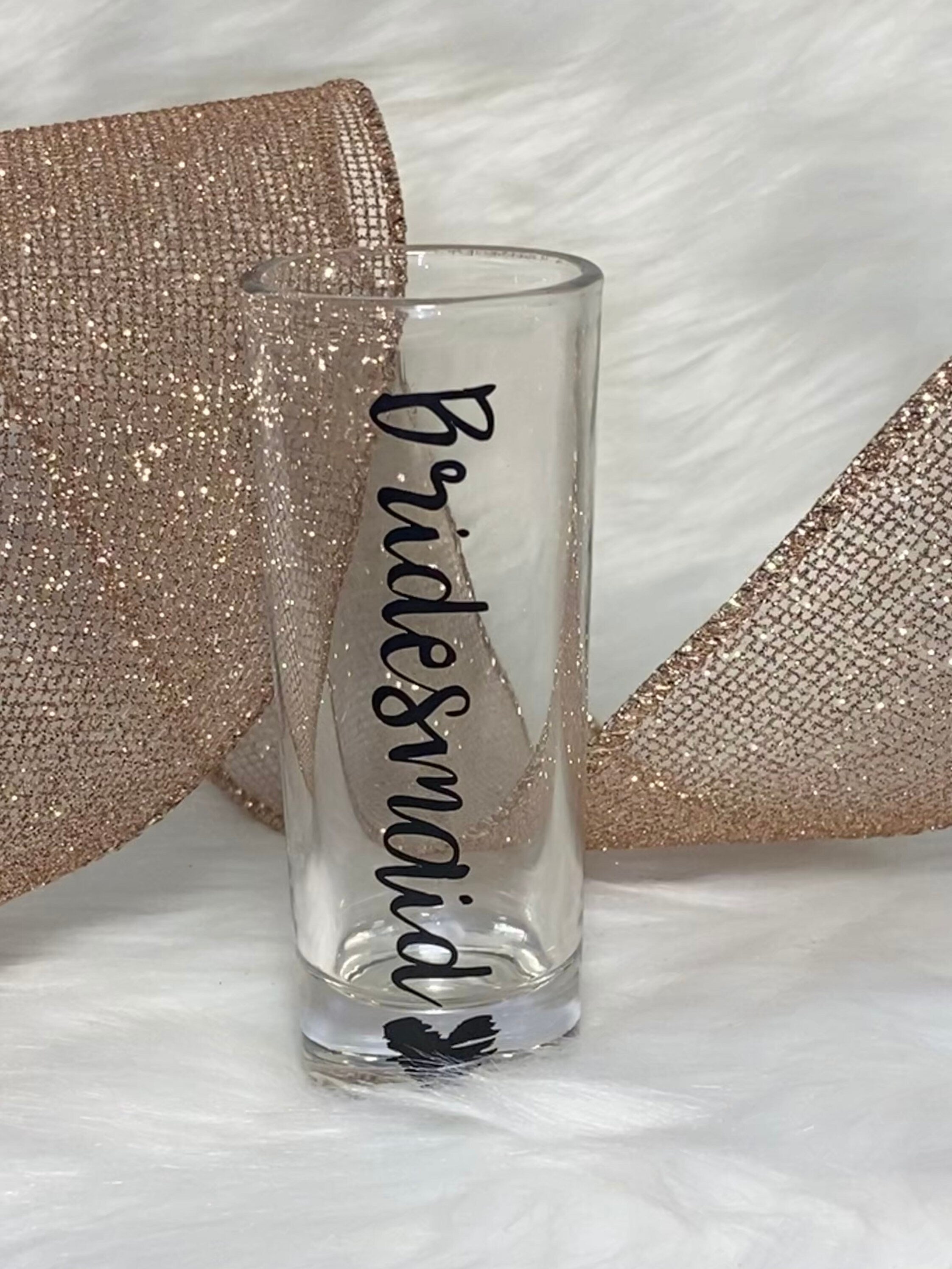 Bridesmaid shot glass